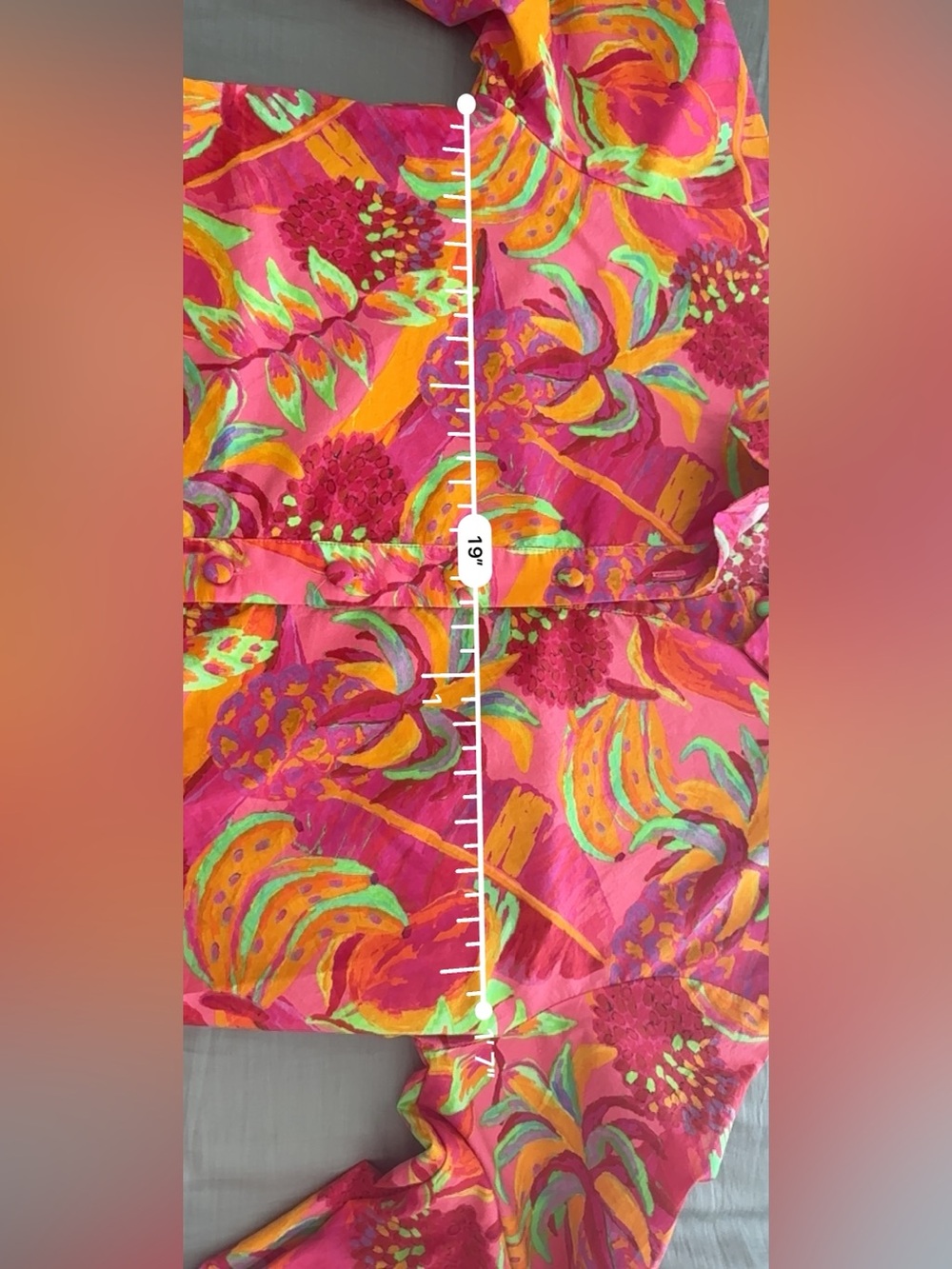 Farm Rio × Anthropologie Long-Sleeve Printed
Collared Romper Size L - Picture 10 of 13